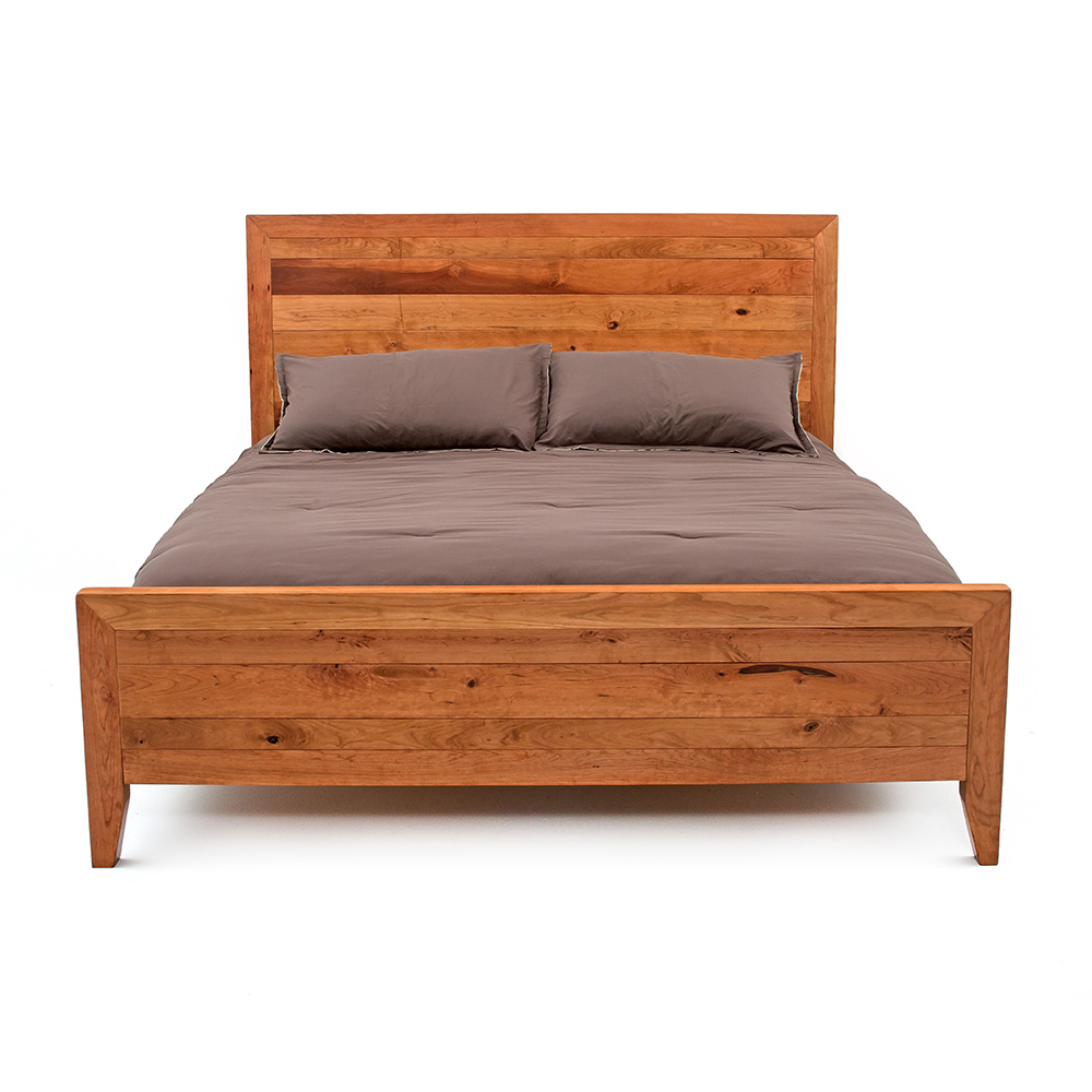 Denver Bed - Solid Cherry Wood