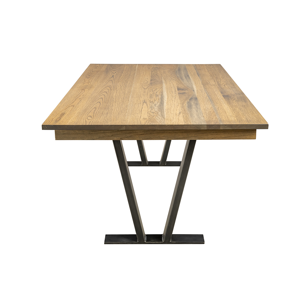 Metal V Dining Table
